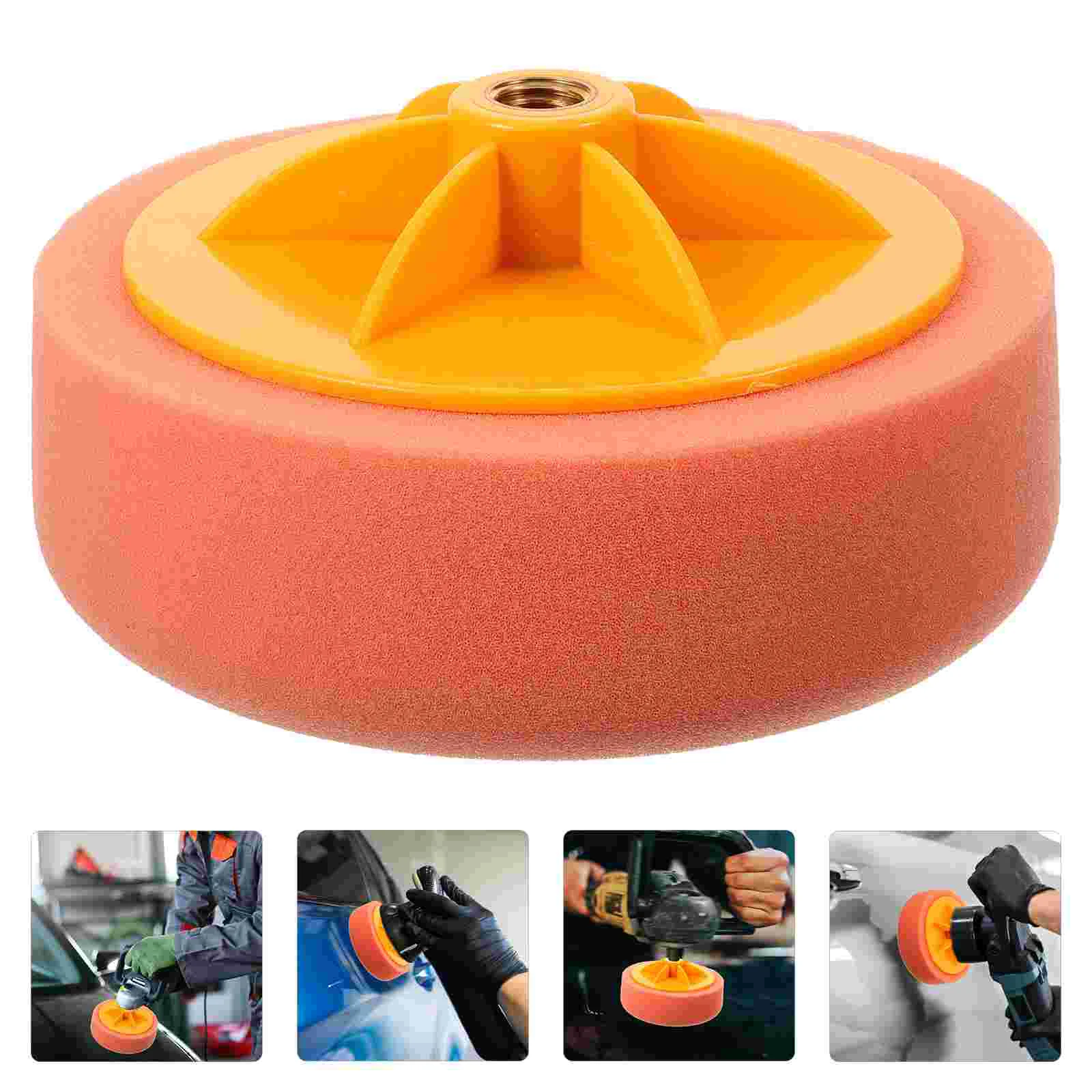 

Car Polishing Sponge Accessories Pad Pads Waxing Drill Kit Detailing Sanding Attachment Buffing for Polisher Sander