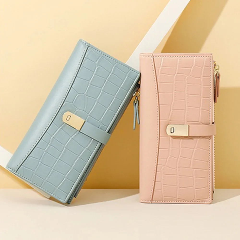 Fashion Portable Long Wallet Women Purse Large Capacity Zipper Wallet Fashion Lady Clutch Bag for women
