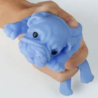 Soft Cute Realistic TPR Bulldog Soft Animal Stress Relieve Kids Adult Toy Animal Dog Anti Stress Dog Gift Stress Reliever Toys 2