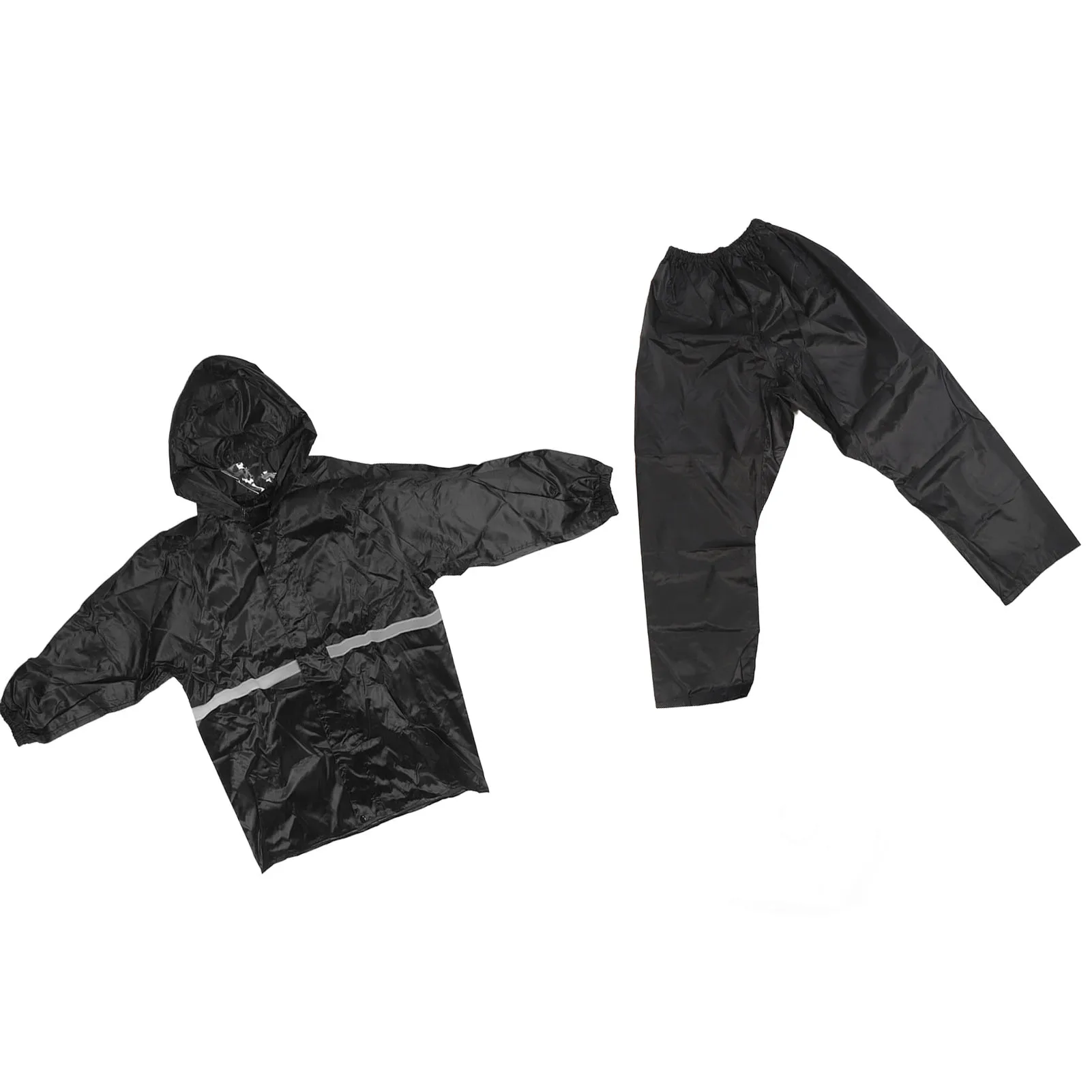 Rain Coat Pants Oxford Fabric Single Layer Waterproof Full Body Raincoat Set for Outdoor Activities Travel