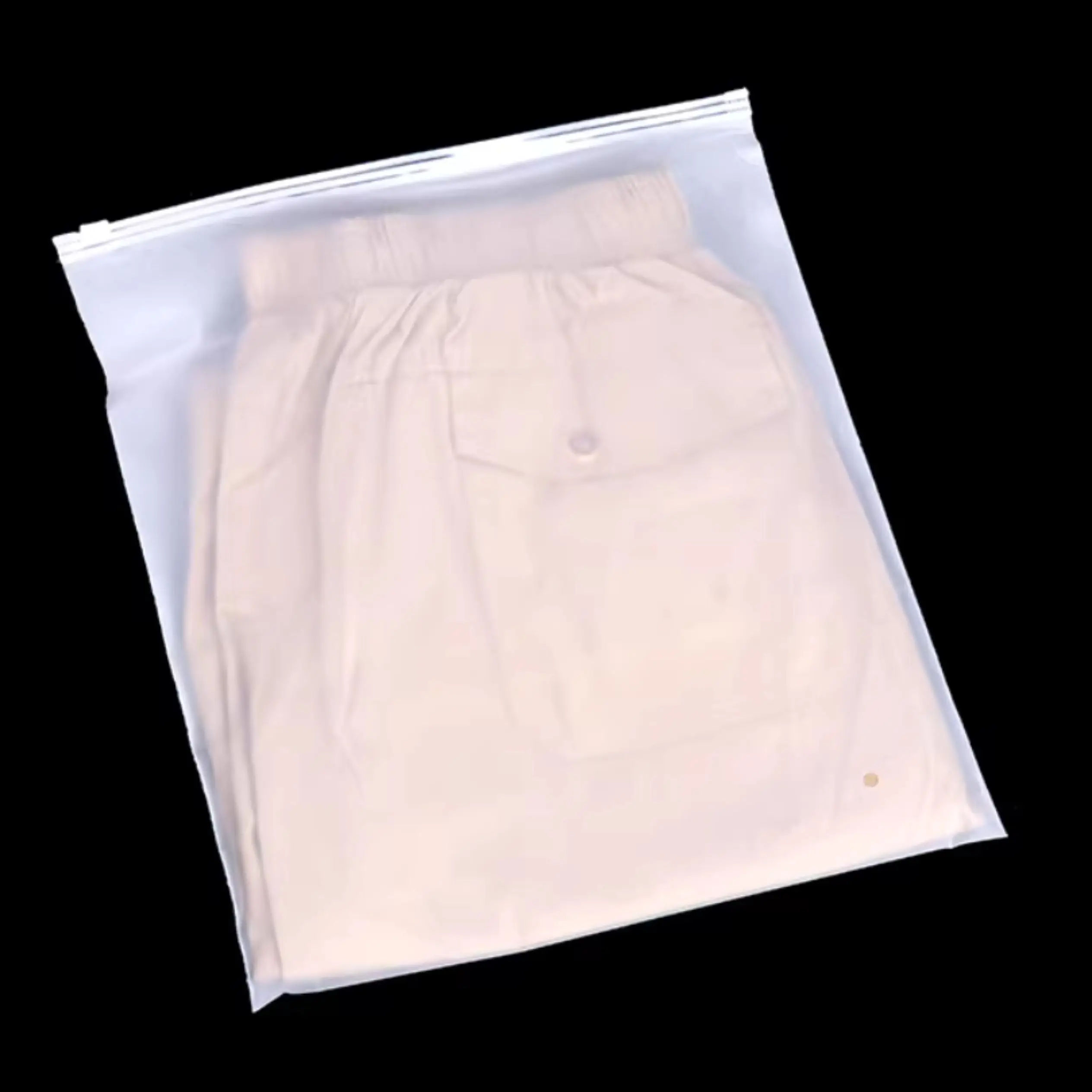 100 Sacchetti Di Plastica Trasparenti Per Abbigliamento Con Chiusura Automatica E Fori D'Aria – In Polipropilene 38 Micron, Richiudibili, Con Avviso Di Sicurezza