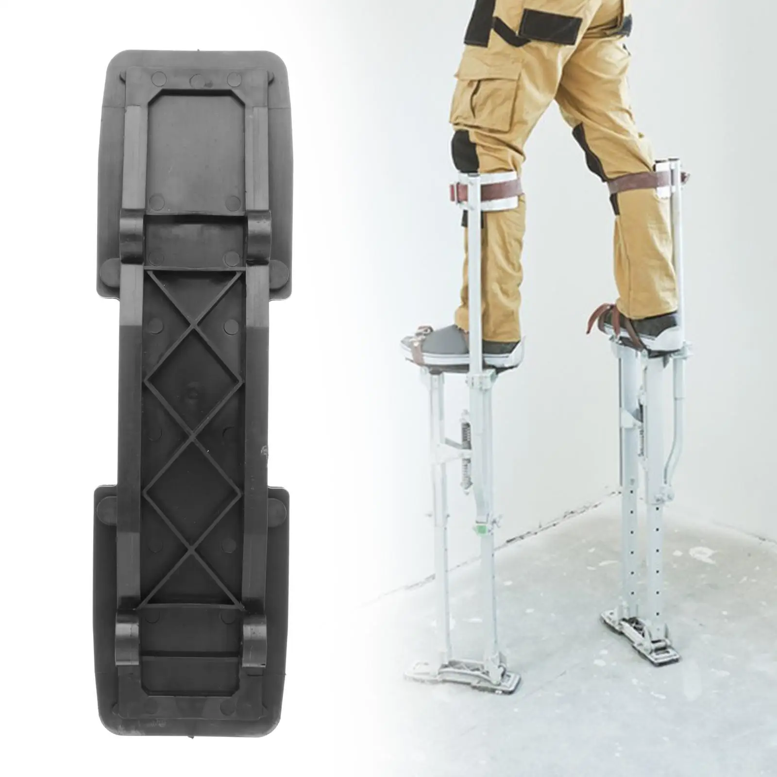 Drywall Stilt Replacement Parts for Stilts Screw Plastering Home Improvement Wiring Heel Bracket Decoration Leg Band Strap drywall stilt parts