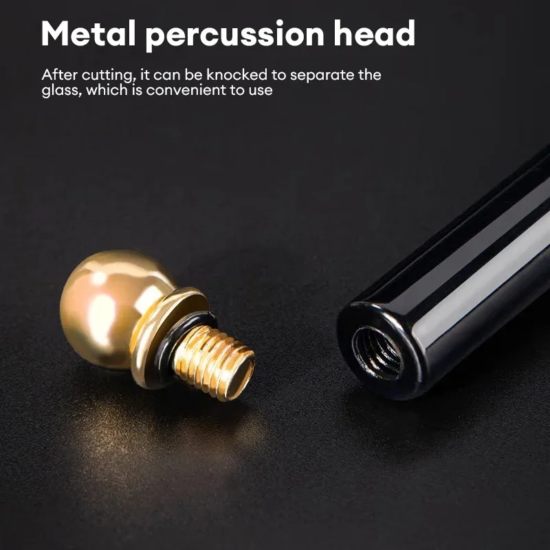 Glass Cutter Tile Glass Cutter Deli Glass Cutter Small Size Steel Blade Anti-skid Handle Cutting Tool Diamond Cutter Head Knifes