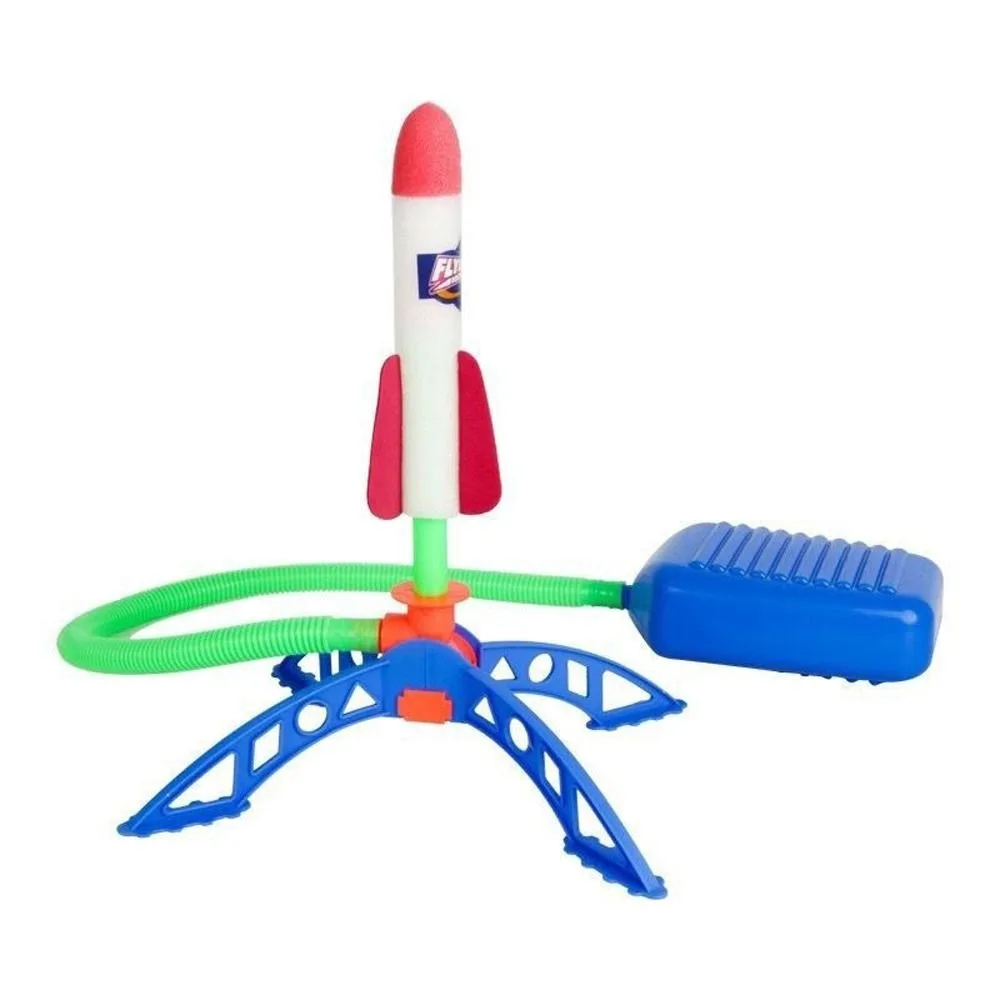 Rocket Spring Toy Jump-Launcher-Toy-Creative-Interactive-Game-Pressed-Flying-Foam-Rockets ...