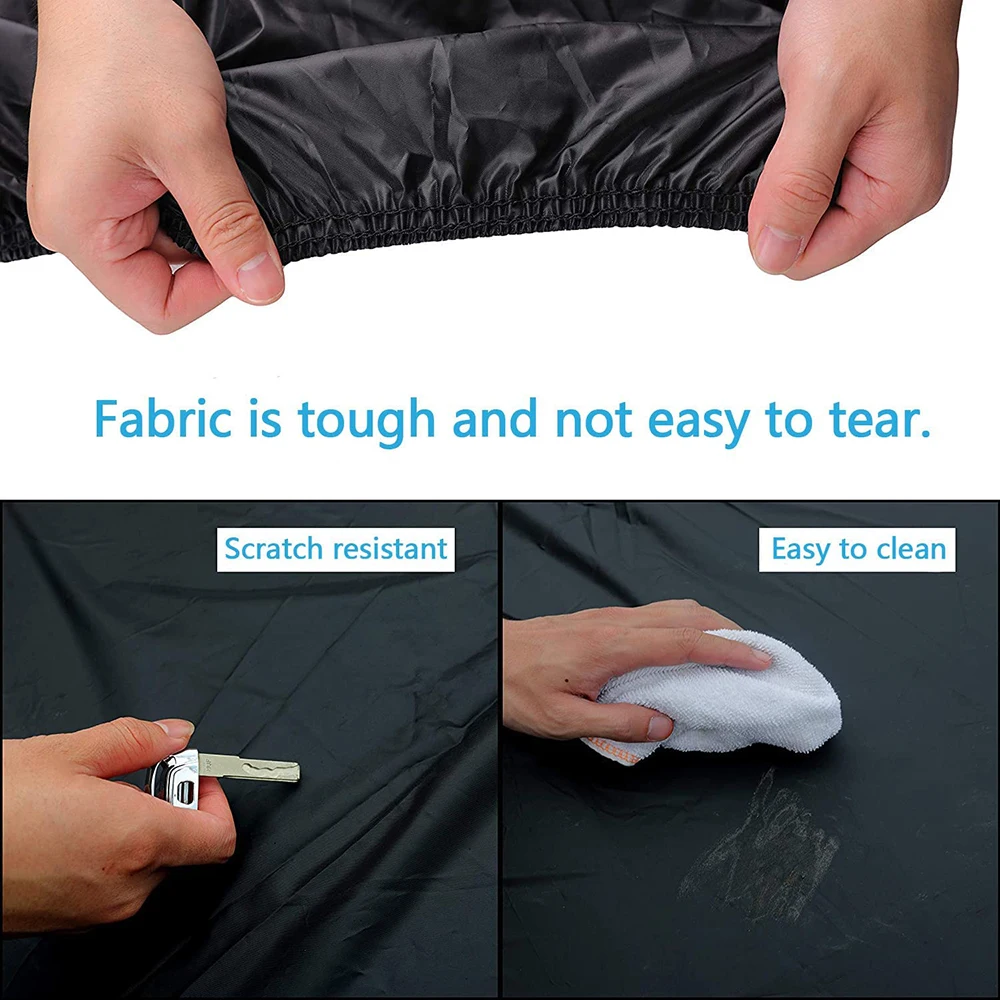Universal Waterproof Car Cover All Weather Rain Snowproof Protection Windproof Outdoor Full Car Cover For SUV Length Up to 200'' waterproof car cover