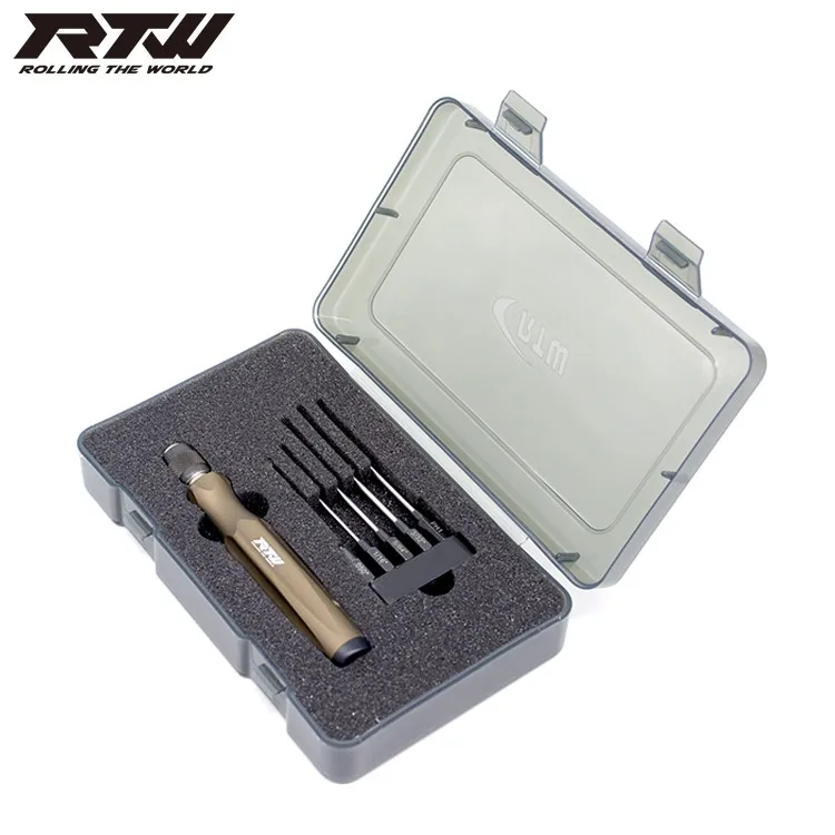 

RTW 5 in 1 Hex Phillips Screwdriver Repairing Tool driver sets in SAE (inch) sizes 0.050", 1/16", 5/64" 3/32" 63 78 93 3/321.27