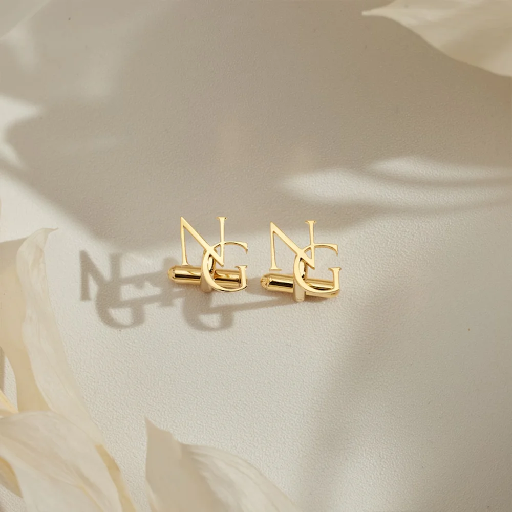 Personalized Groom Cufflinks - Elegant Gift
