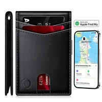 Track Wallet for Men Work For Apple Find My (Ios Only) App, Wallet Tracker Card for Airtag (Not For Android) Christmas Gift 1