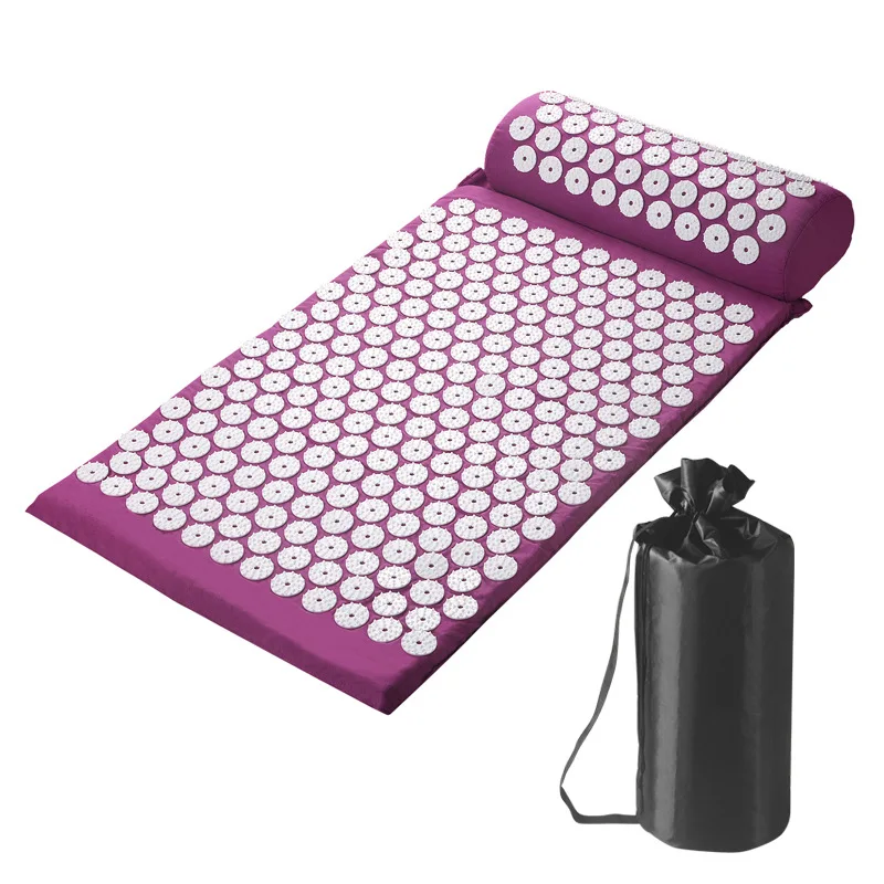 Stress Relief Acupressure Massage Cushion Set with Pillow for Back Pain and Muscle Relaxation
