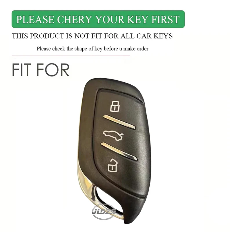 Premium Silicone 3-Button Car Key Cover Case