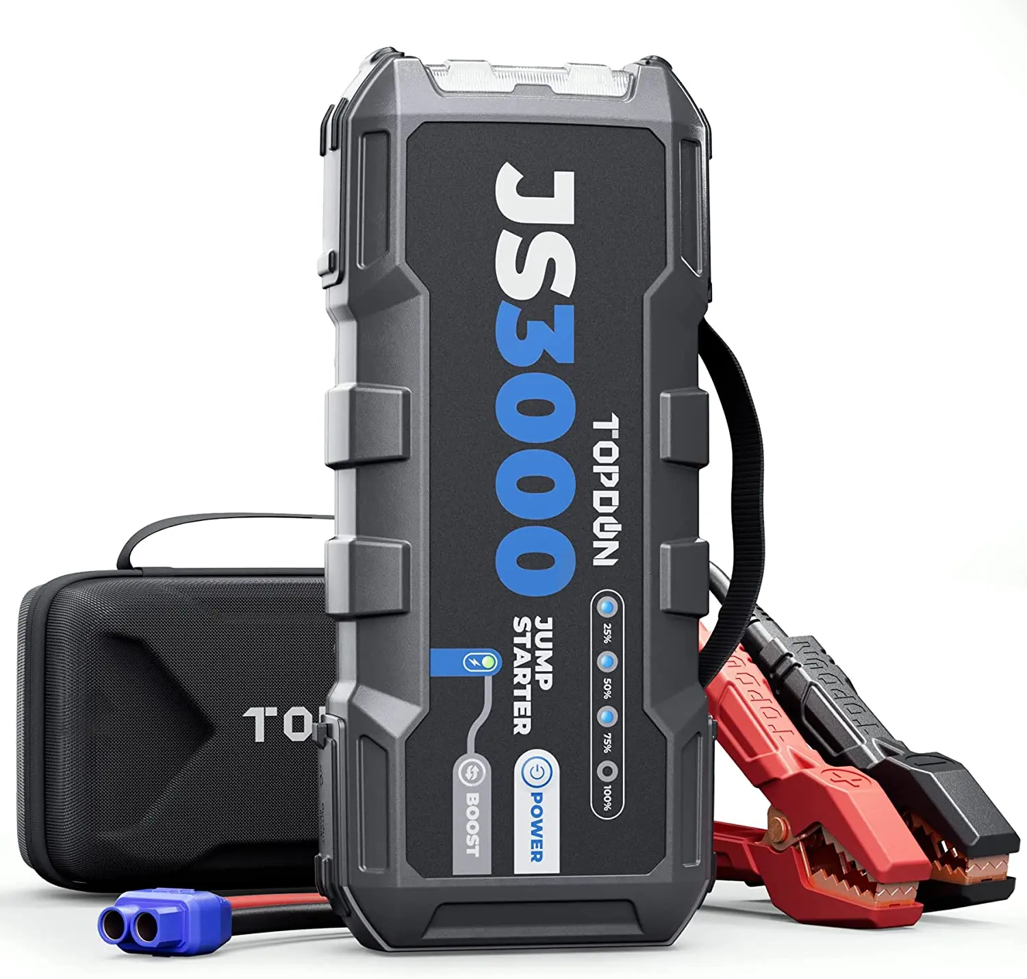 Topdon Js3000 Jumpstarter 12V Jump Starter 3000K Amp Car Jump Starter Start 3000 Peak
