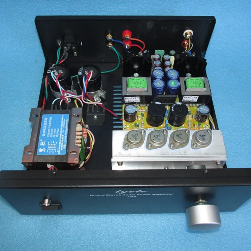 

Field-effect Transistor FET Transformer Phase Reversal Germanium Tube 3AD30 Single End Push Pull 15W*2 Stereo Audio Amplifier