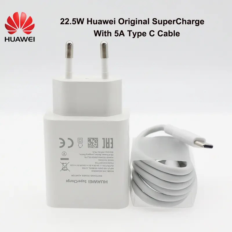 Official Huawei Fast Charger 22.5W Supercharge 5A Type C Cable For Mate 10 20 30 Pro P40 P30 P20 Pro P9 P10 Plus Honor 10 20 V10 - Image 9