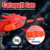 Dinosaur Soft Bullet Gun Saucer Ejection Unpowered Catapult Gun Outdoor Shooting Competition Game Kid Interactive Toy Party Gift 2
