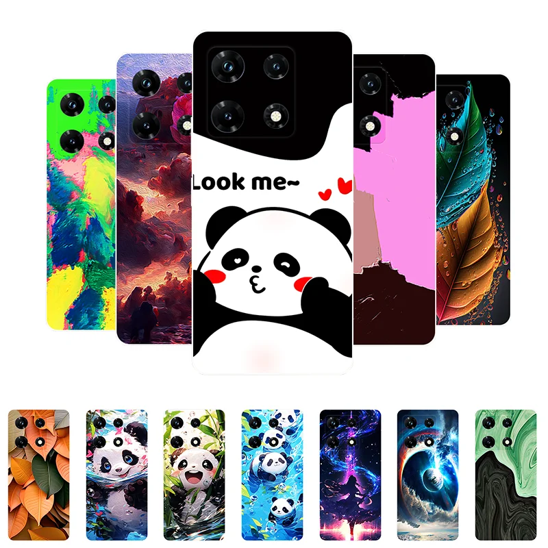 Per Infinix Note 30 Pro Custodia In Silicone Lovely Panda Tpu Cover Morbida Per Telefono Per Infinix Note 30 Pro X678B Custodie Posteriori Note30 Pro