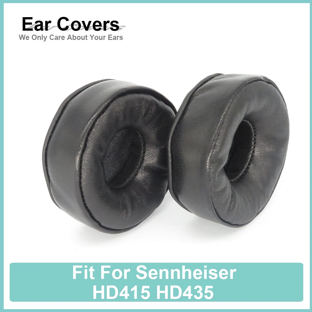 

HD415 HD435 Earpads For Sennheiser Headphone Sheepskin Soft Comfortable Earcushions Pads Foam