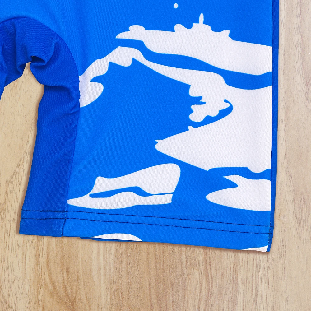 Kids Swimsuits Toddler Baby Boys Swimwear One Piece Swimsuit Water Sport Surfing Swim Shirt Lovely Cartoon Shark Prints Bathing Suit