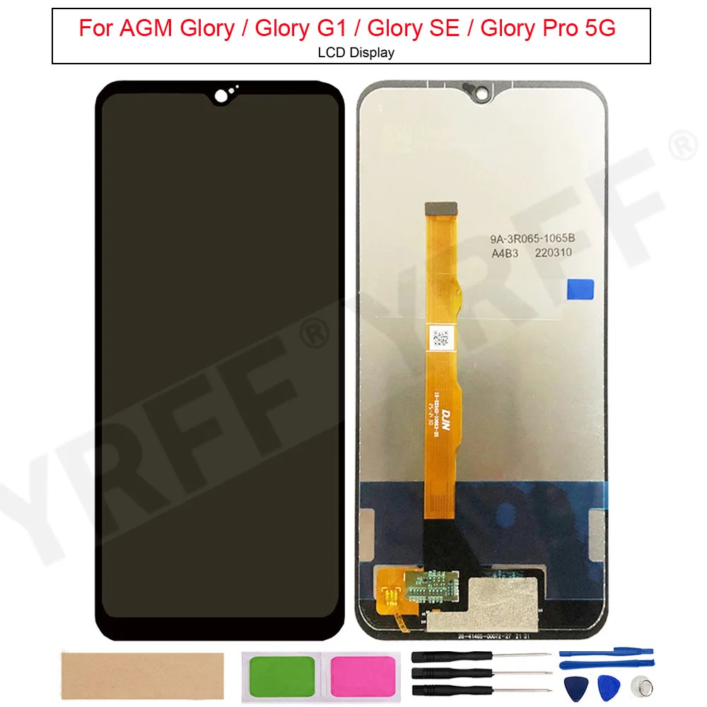 Per Agm Glory G1/Glory Se Display Lcd 6.53 ''Touch Screen Digitizer Assembly Per Agm Glory Pro 5G Sostituzione Del Telefono Con Schermo Lcd