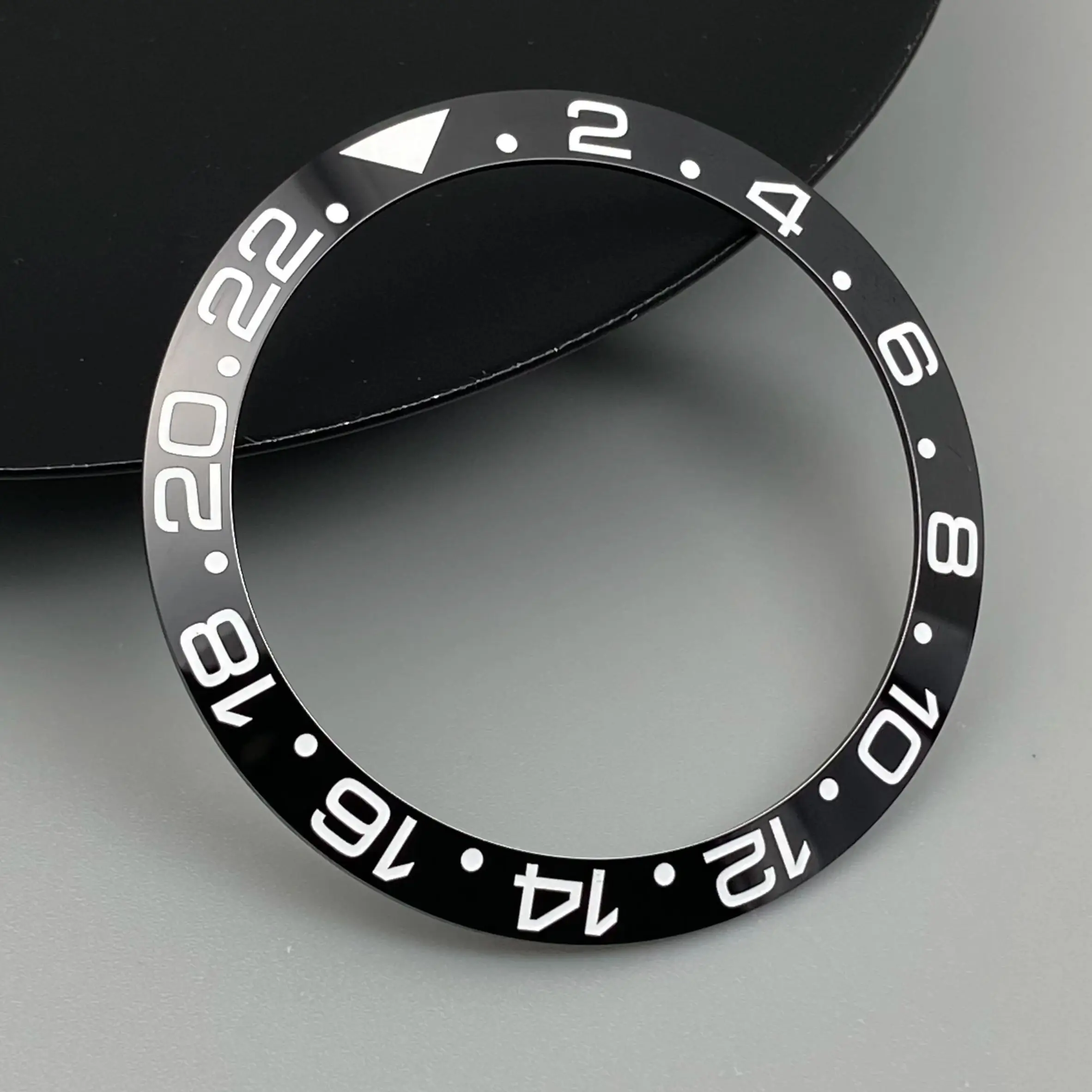 Ceramic & Aluminum Bezel GMT Diving Watch Insert for 40mm Watch Case Replacement