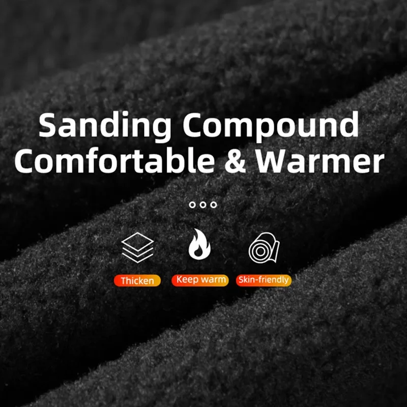 ROCKBROS Winter Face Mask Winter Cycling Climbing Hiking Fleece Thermal Keep Warm Windproof Motorcycle Cycling Face Balaclava 3