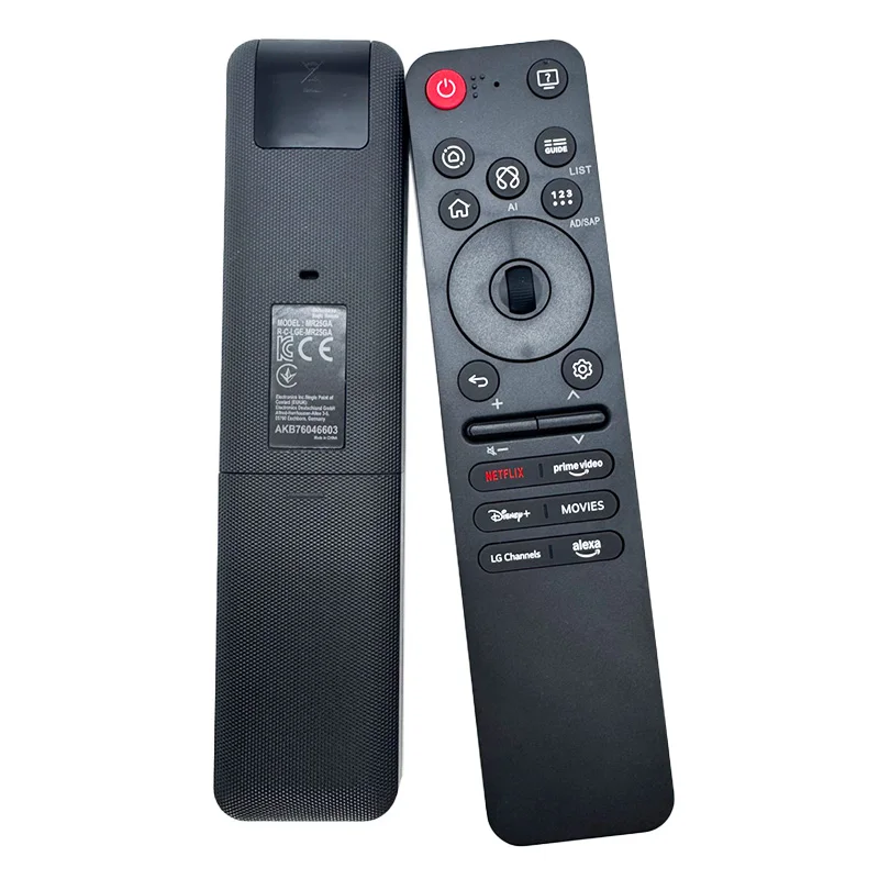 LG TV용 새 제품 MR25GA AKB76046603 리모컨(음성 기능 없음) - 직접 교체 가능한 리모컨, 프로그래밍 필요 없음