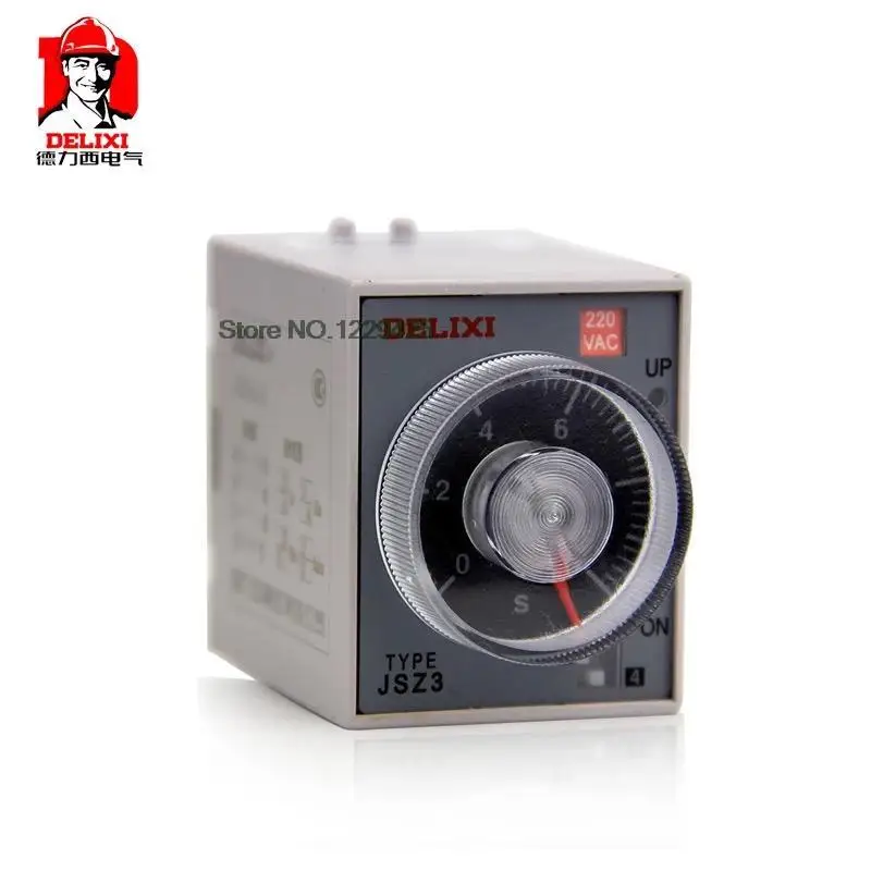 Delixi Relé de Tempo Jsz3a Temporizador Relé de Potência St3p Interruptor em Atraso de Energia Desligar Temporizador de Atraso de Energia Relé de Tempo Jszf