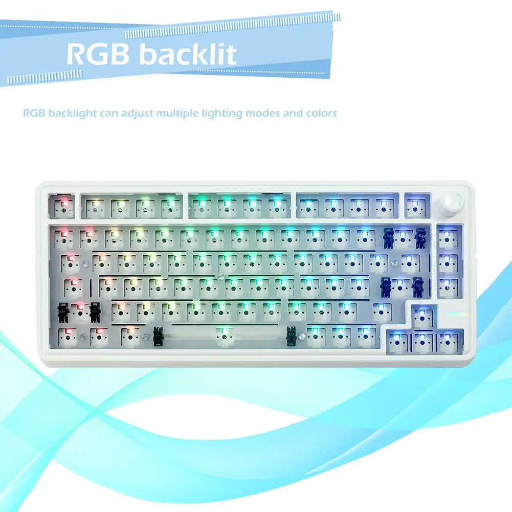 

Ls02 3 режима механической клавиатуры комплект Rgb подсветки прокладка батареи литиевая 4000mah перезаряжаемая конструкция клавиатуры Встроенная P6o8