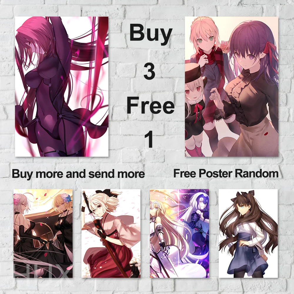 

Girl Manga Japanese Anime Character Quality Poster Pictures Wall Art Canvas Custom Print Cartoon Painting Living Room Home Decor