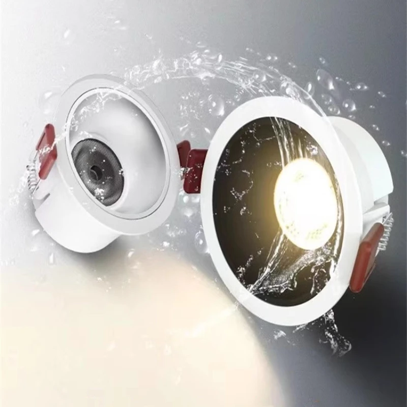 AC220V IP65 방수 야외 스팟 조명 매입형 LED 스포트라이트 욕실/주방용 (메인 조명 없음)
