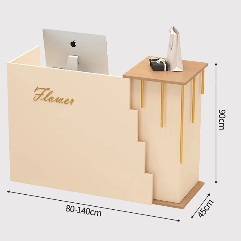 Design Counter Reception Desks Small Bar Nordic Stylish Reception Desks Beauty Salon Commercial Furniture
