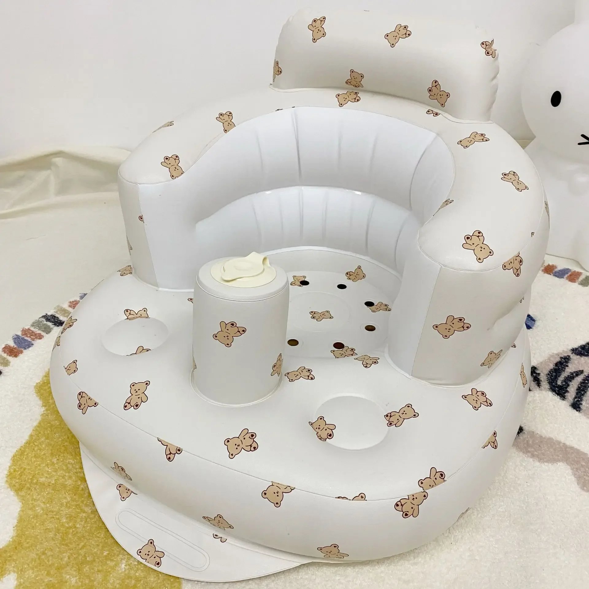 Learn to sit on a chair, baby inflatable sofa, baby sitting and standing artifact, train children to learn make a seat