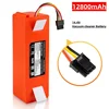 Replacement Battery for Xiaomi Roborock, Robotic Vacuum Cleaner, S55, S60, S65, S50, S51, S5 MAX, S6 Parts, 14.4V, 12800mAh 3