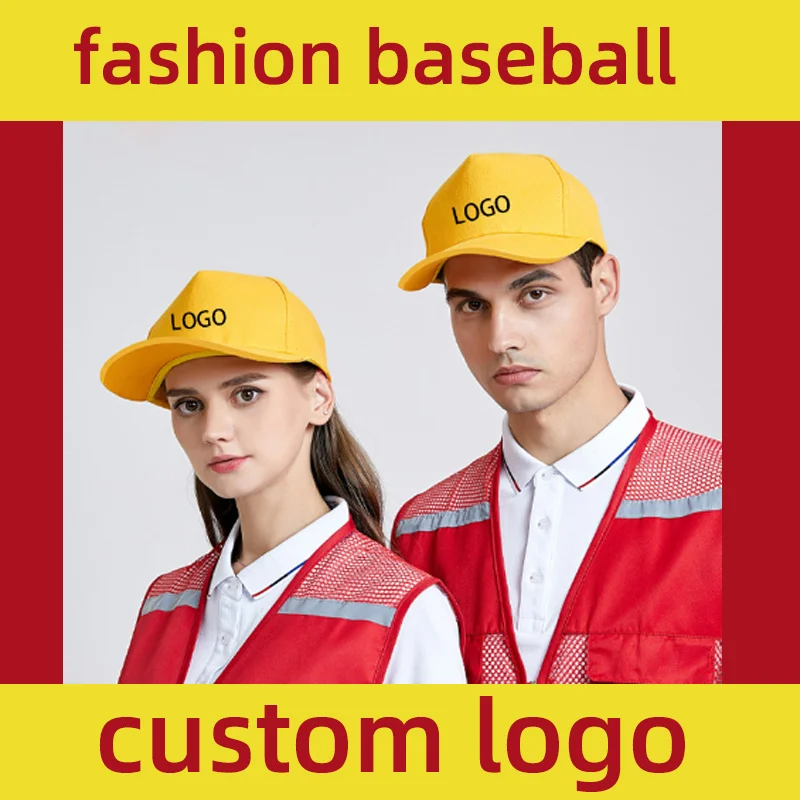 

Custom Baseball Cap for Men Women Advertising Diy Logo Custom Hat with Logo Printing Polyester Mesh publicize Hat Adjustable