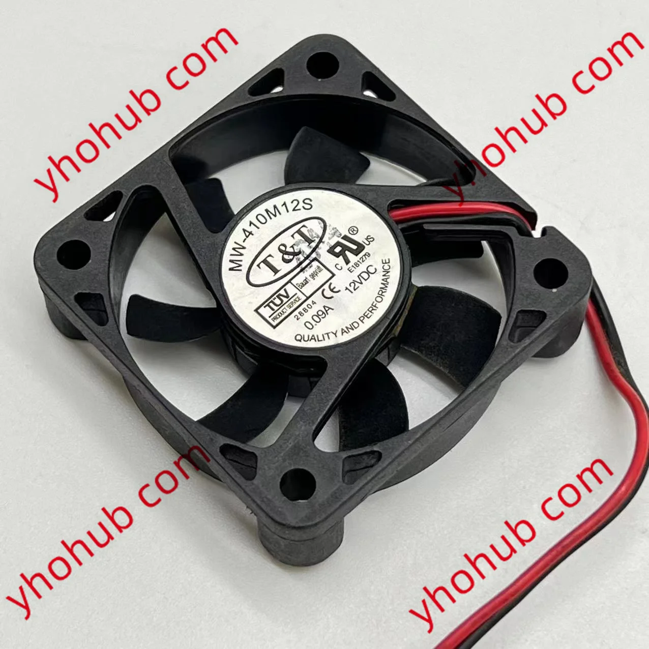 

MW-410M12S DC 12V 0.09A 2-проводной 40x40x10 мм вентилятор охлаждения сервера