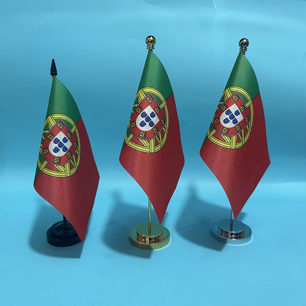 90X150cm Portugal Flag Polyester 14x21cm Portugal hand flag / string flag / des… - Image 2