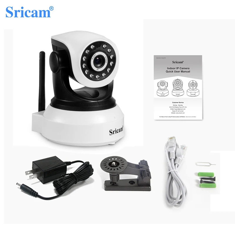 Sricam Sp017 P2P 3.0Mp Hd Two Way Audio 128G Sd Card Record Wireless Wifi  Cctv Ptz Smart Home Security Mini Indoor Ip Camera - Ip Camera - Aliexpress