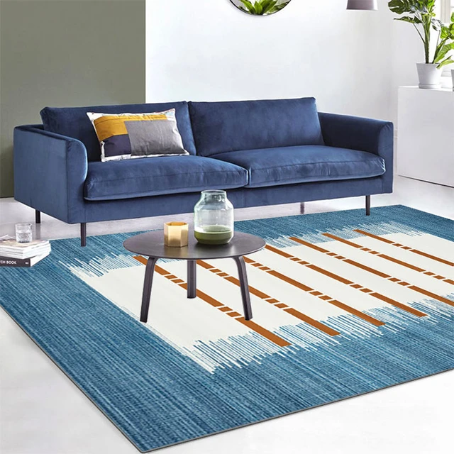 Alfombra Grande Azul 120X150Cm - Aliss