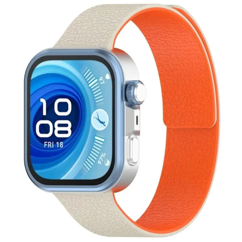 652F 자기 실리콘 빨 수있는 손목 밴드 팔찌 방수 적합 4/3 Smartwatch 피트니스 장치 스크래치 방지 벨트
