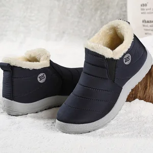Женские ботинки, теплые зимние ботинки на меху для женщин, водонепроницаемые Зимние ботильоны, женская зимняя обувь 2023, женская зимняя обувь