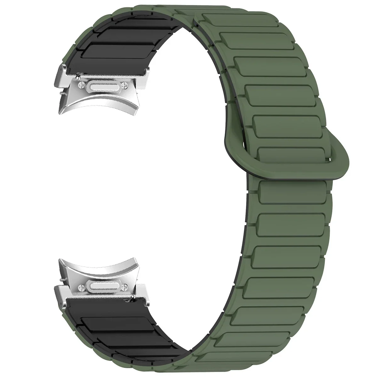 Magnetic Loop Silicone Watch Band - Universal 20mm Strap