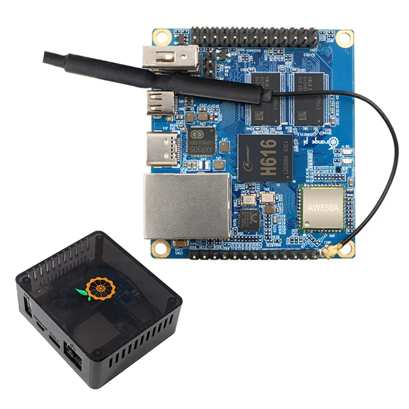 Orange Pi Zero2   + ̽, 1GB DDR3 RAM Allwinner H616 ⰡƮ LAN WiFi BT5.0,  ȵ̵ 