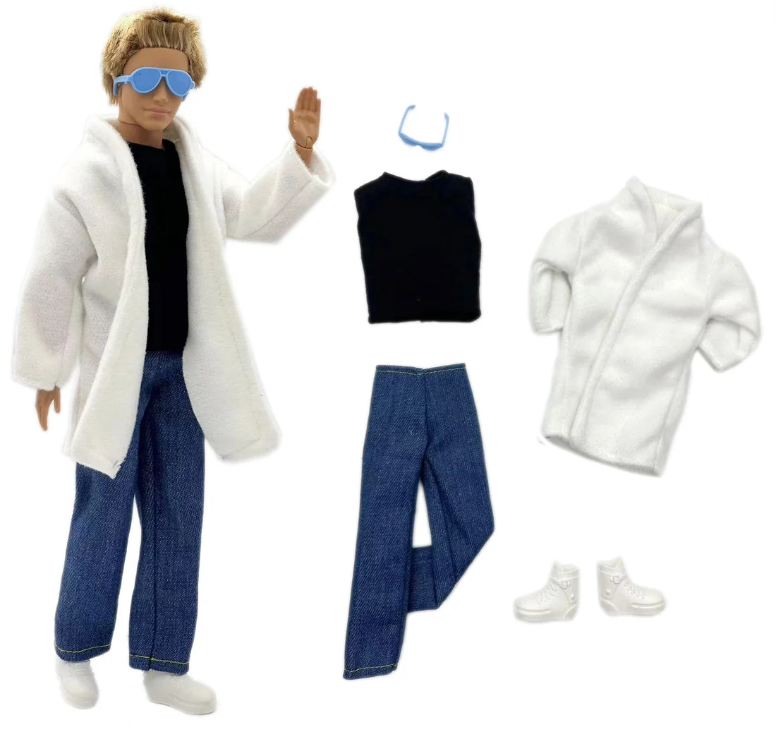 1 Set Ken Handmade Handsome Doll Accessories Casual Wear Clothes for 30cm 12inch Ken Doll Kids Gift