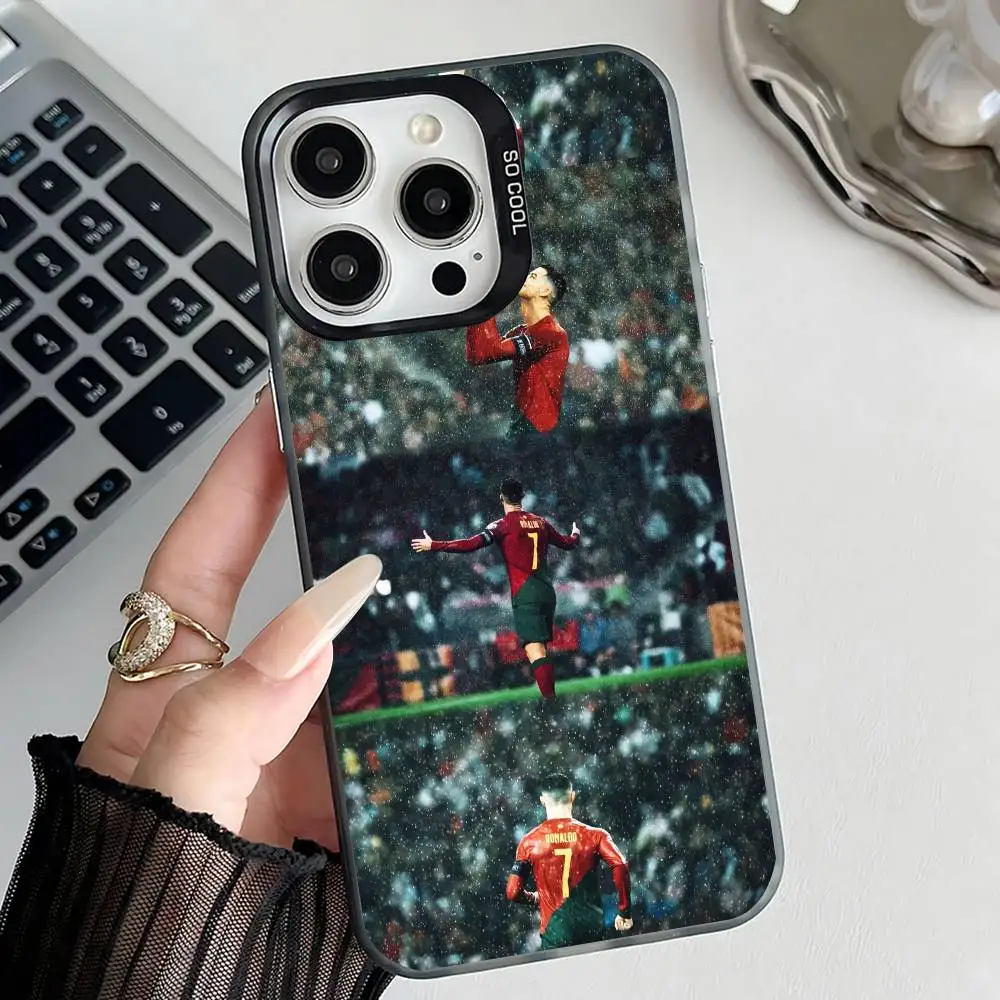 CR7 Football Star Black IMD Phone Case