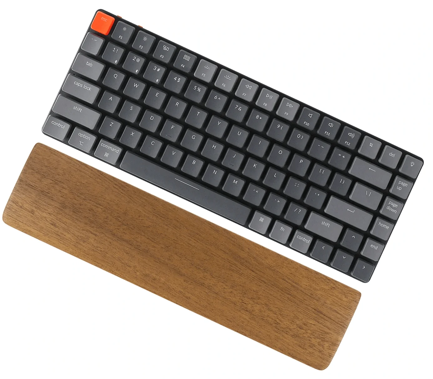Keychron k3 k7 Descanso de Madeira da Palma para o Teclado Mecânico de Bluetooth - Imagem 3