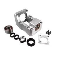 ชุดบอลสกรู SFU1605/1604/1610 RM1605 100mm-1150mm + HM12-60 HM12-57สำหรับ Nema23/24 BF12อลูมิเนียม + coupling + DSG16H สำหรับชิ้นส่วน CNC 4