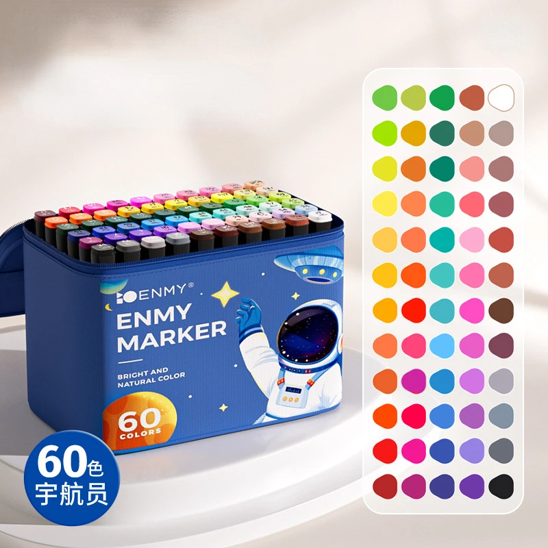 

12/36//60/80 Colores Markers Brush Pens Set Painting Drawing Highlighter School Art Supplies for Artist Stationery