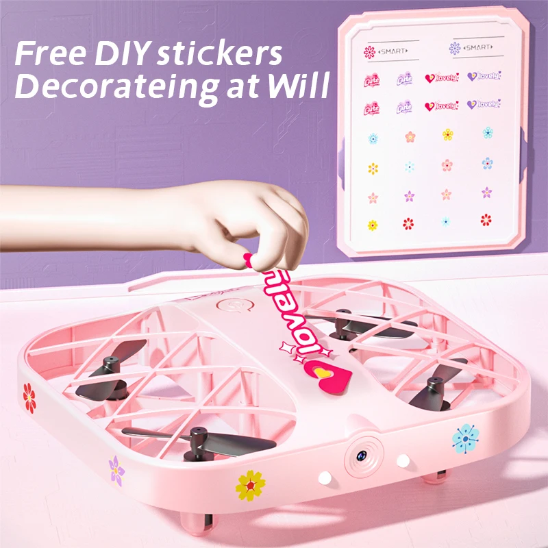 Pack complet du Drone Selfie Poche JJRC H107 avec télécommande et accessoires, jouet cadeau enfant