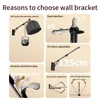 170cm 135cm Heavy Wall Mount Boom Arm Projector Bracket for Photography Studio Softbox Video Strobe Ring Lights 4