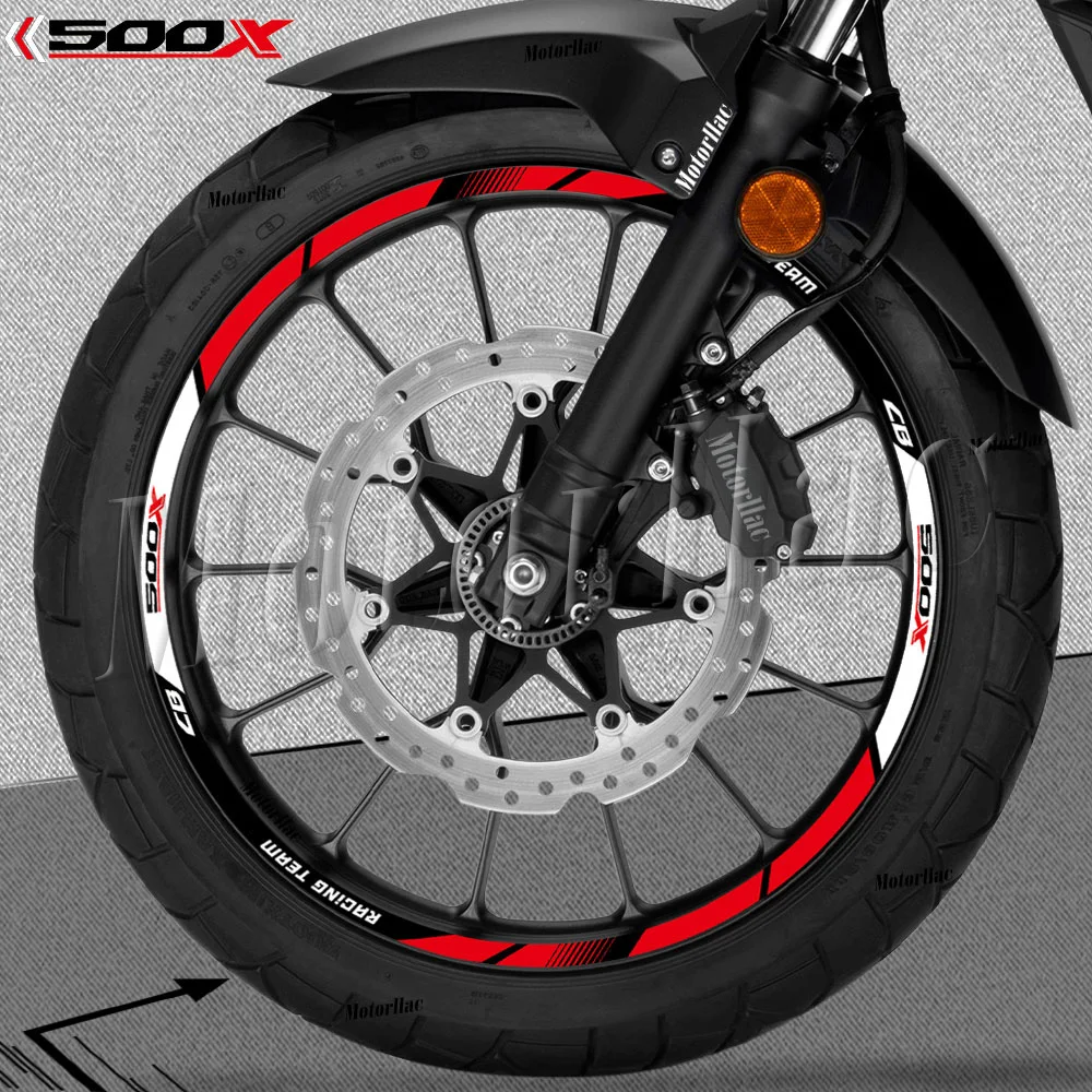 

For Honda CB500 X CB 500X 2019-2023 Reflective Motorcycle Wheel Rim Stickers Decals CB500X Stripe Tape Accessories Waterproof