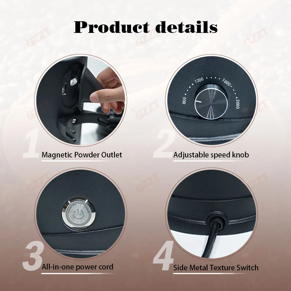 GZZT GF64 Espresso Coffee Bean Grinder 64mm Italmill Burr SOE/Single Origin Bean Grinder Premium Bean Professional Grinder 5
